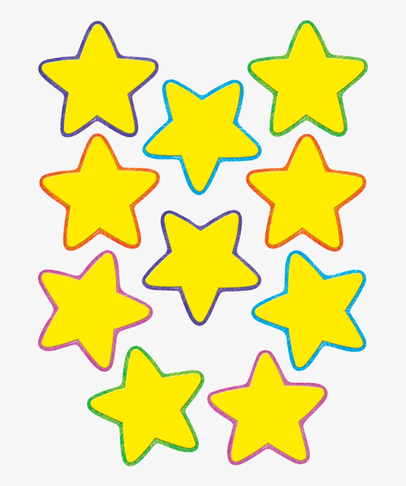 Tcr4591 Yellow Stars Accents Image - Sewing, transparent png download