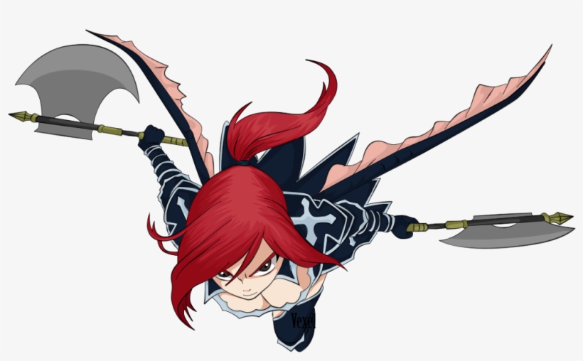 Erza Scarlet Vexel By Dvilgabrimhf-d4vhggj - Erza Scarlet Png Transparent, transparent png download
