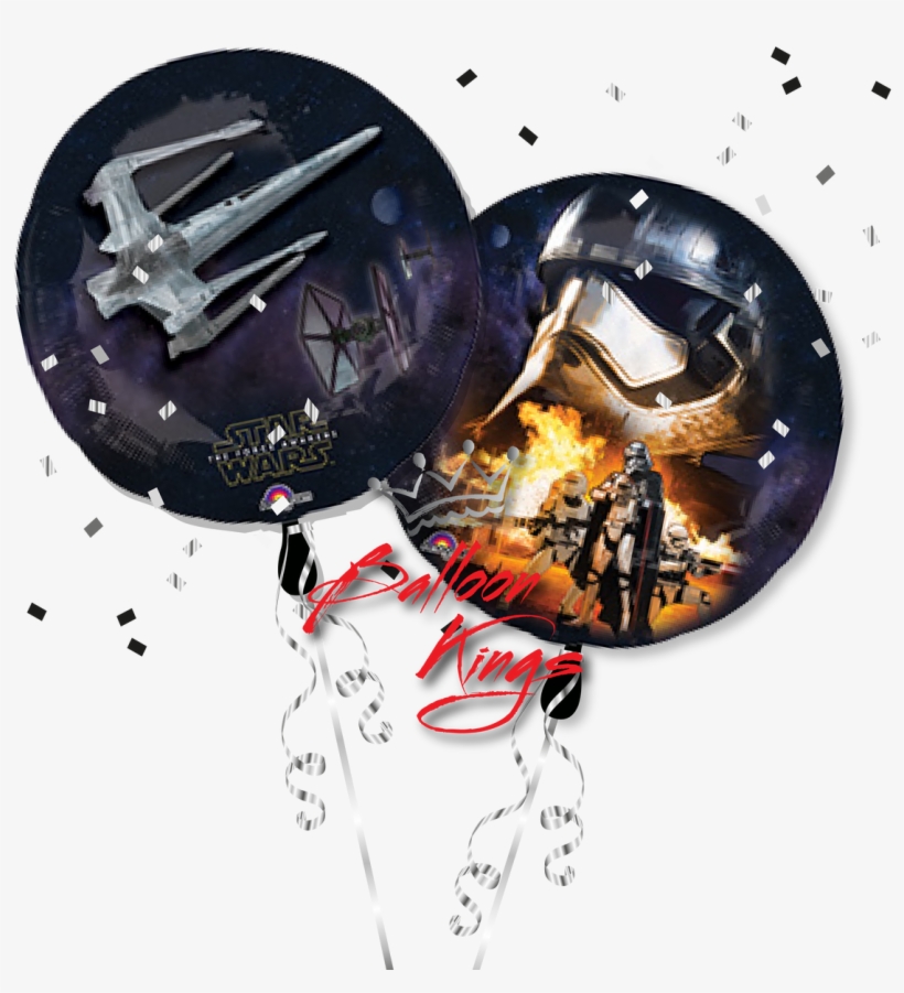 Star Wars Fighter Ship - 32" Star Wars Force Awakens Balloon, transparent png download