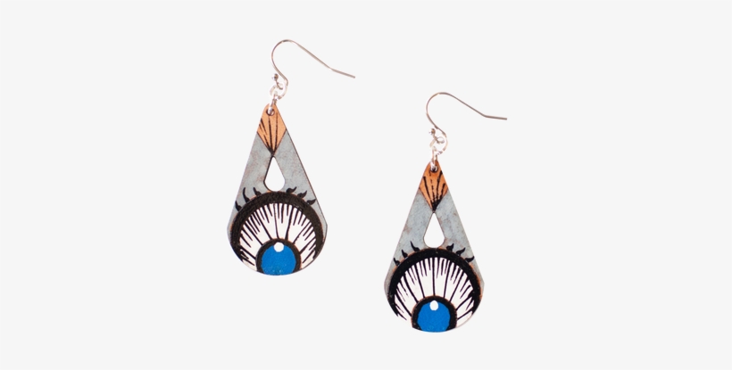 Eye Spy Tear Drop Earrings - Earrings, transparent png download