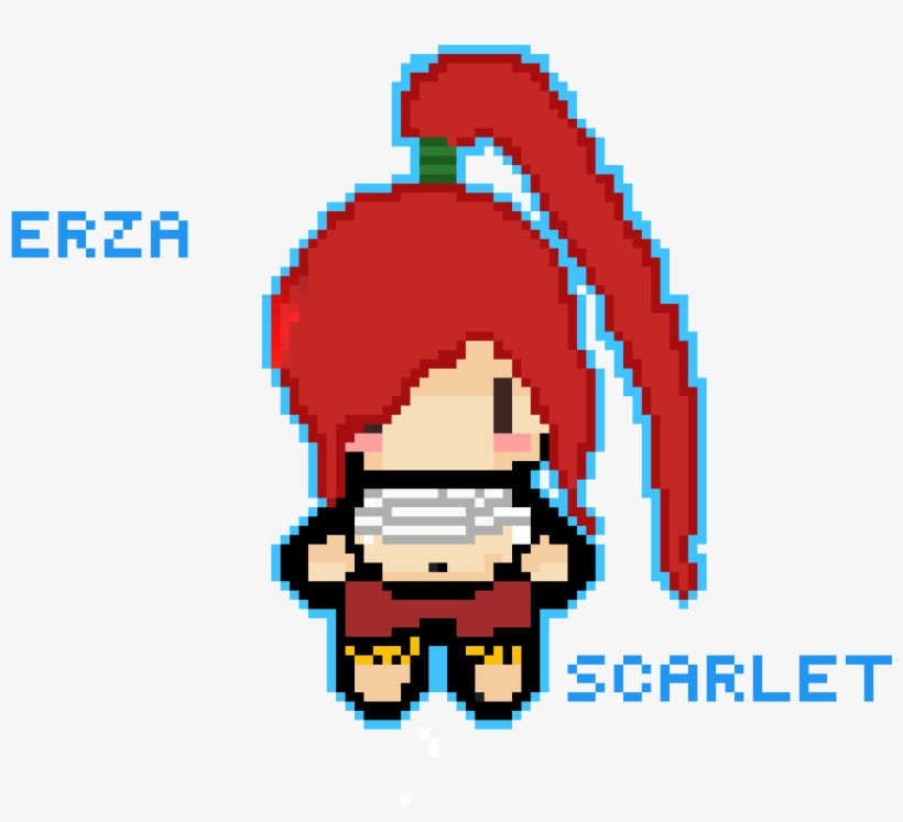 Erza Scarlet - Cartoon, transparent png download