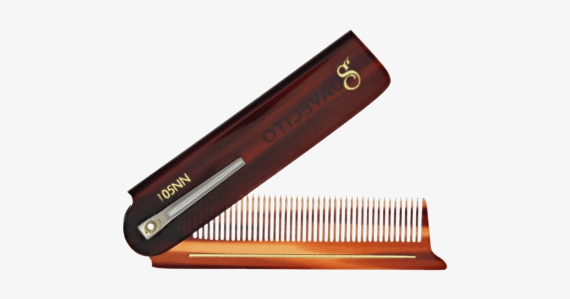Suavecito Deluxe Amber Folding Comb - Deluxe Amber Folding Comb, transparent png download