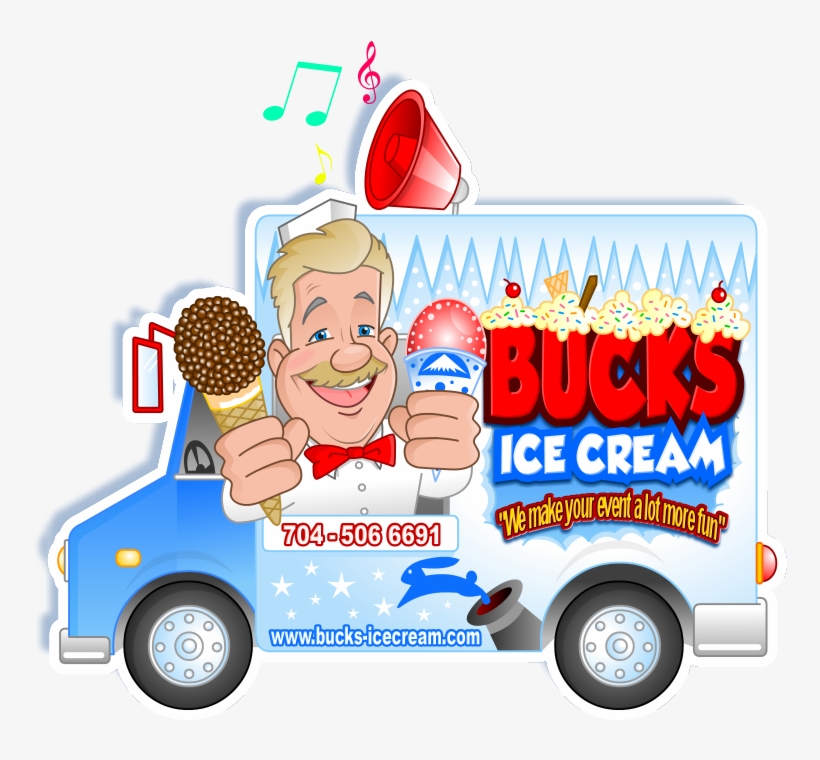 Bucks Ice Cream Truck, transparent png download
