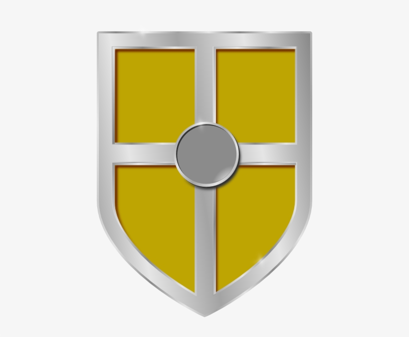 Gold Shield Clip Art - Gold Shield, transparent png download