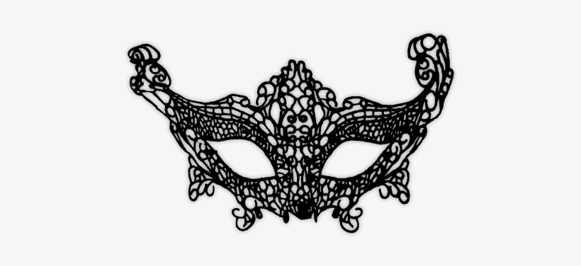 Higginscreek Black Mardi Gras Mask Masquerade Mask, transparent png download