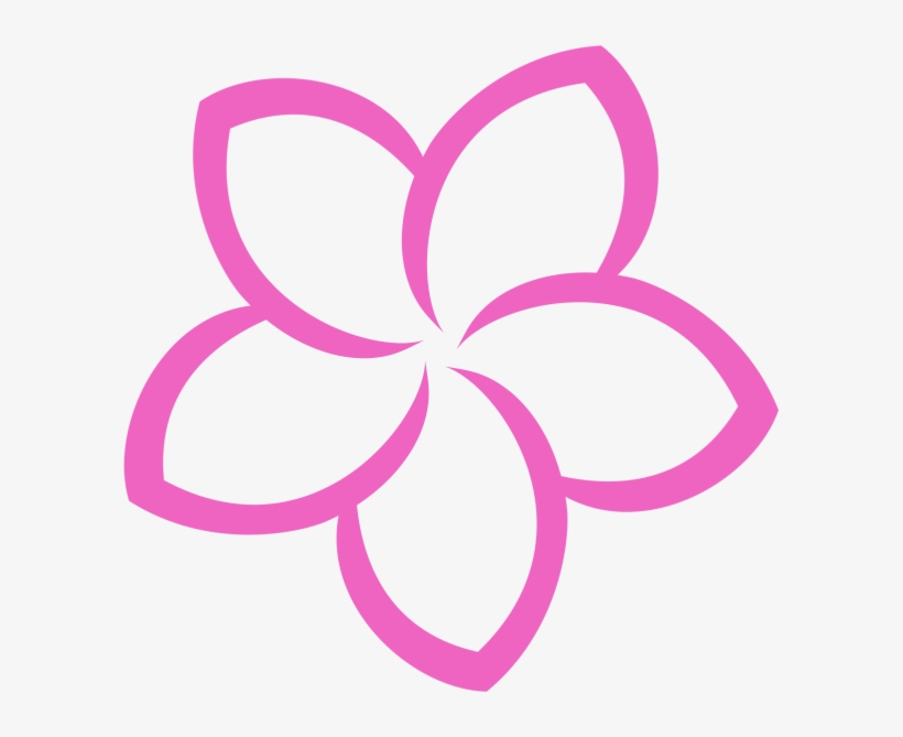 Plumeria Flower Logo Vector Png - Frangipani Logo, transparent png download