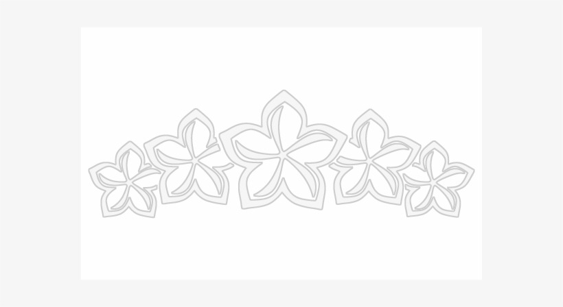 Plumeria Clip Art Black And White, transparent png download