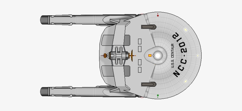 And The U - Star Trek Ship Top Down, transparent png download