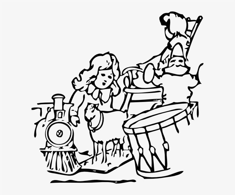 Free Vector Christmas Toys Clip Art - Toys Clipart Public Domain, transparent png download
