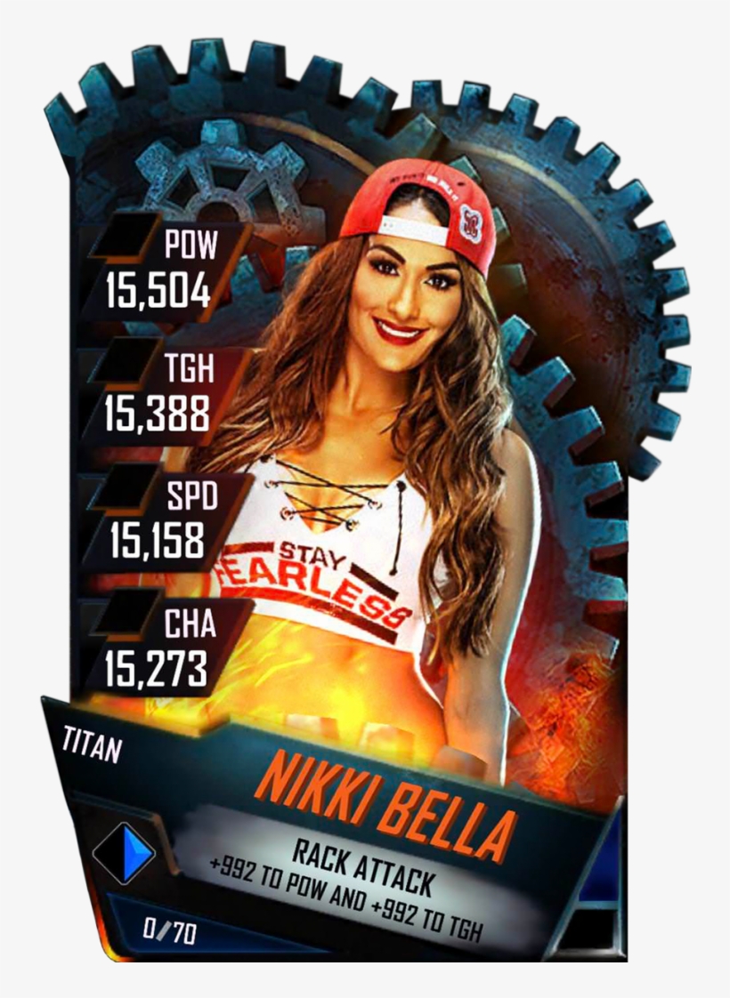 Nikkibella S4 18 Titan - Wwe Supercard Brock Lesnar Titan, transparent png download