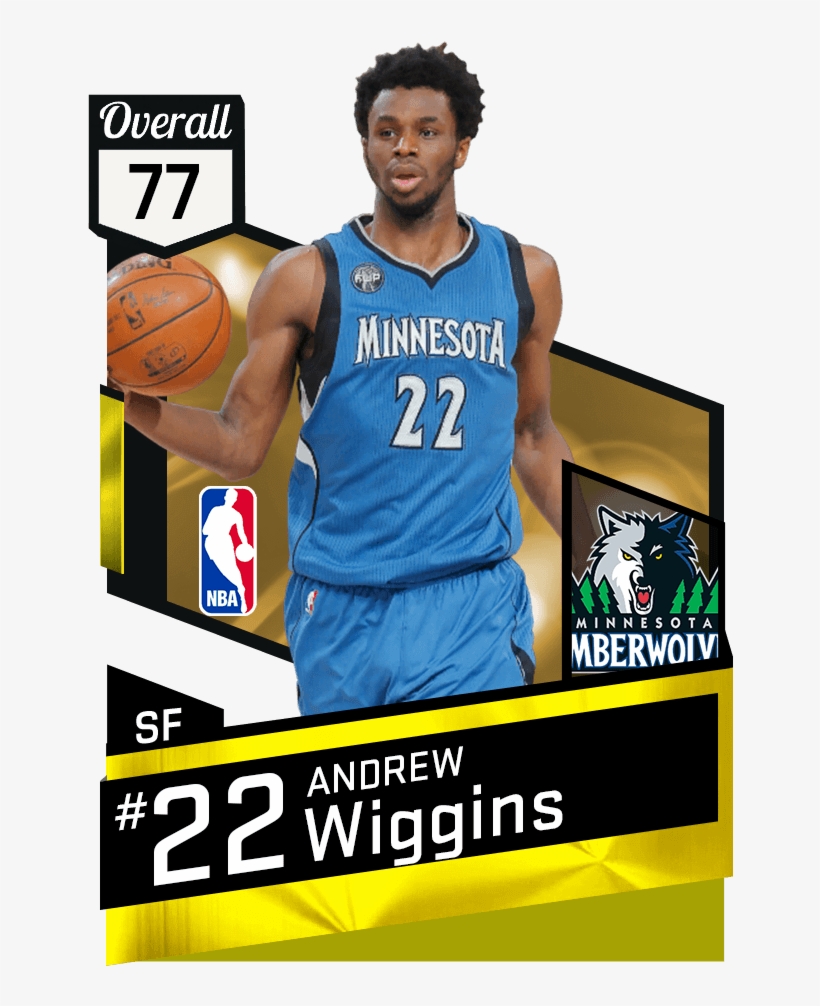Andrew Wiggins - Nba 2k17 Gold Players, transparent png download