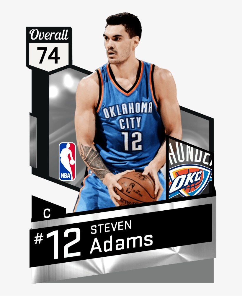 Mtdb Nba 2k17 - Steven Adams Nba 2k17, transparent png download