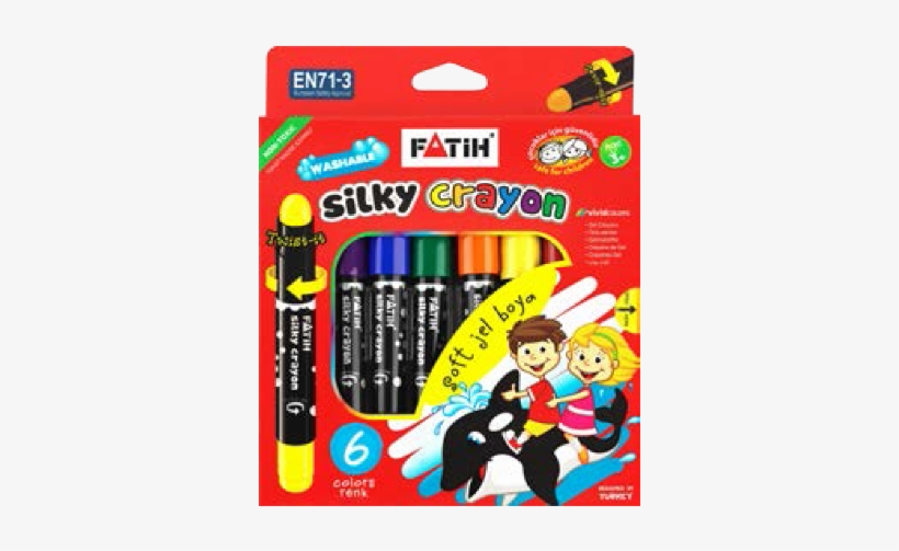 Wax Crayons Silky X 12 - Silky Crayon, transparent png download