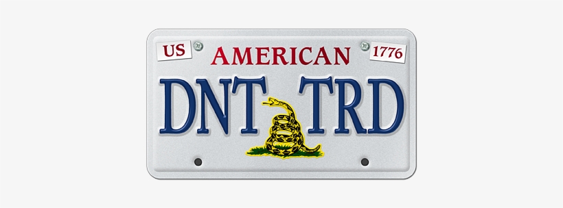 Don't Tread On Me Mini-license Plate Magnet - Evergreen Don't Tread On Me Suede Garden Flag, 12.5, transparent png download