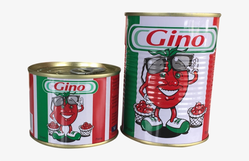 Gino Tin Tomatoes - Gino De Rica Tomato Puree [paste], transparent png download