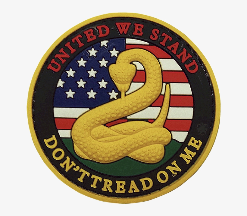 Don't Tread On Me Morale Patch - Don't Tread On Me United We Stand Pvc Patch, transparent png download