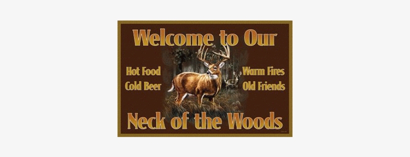 Our Neck Of The Woods Whitetail Deer - Mat, transparent png download