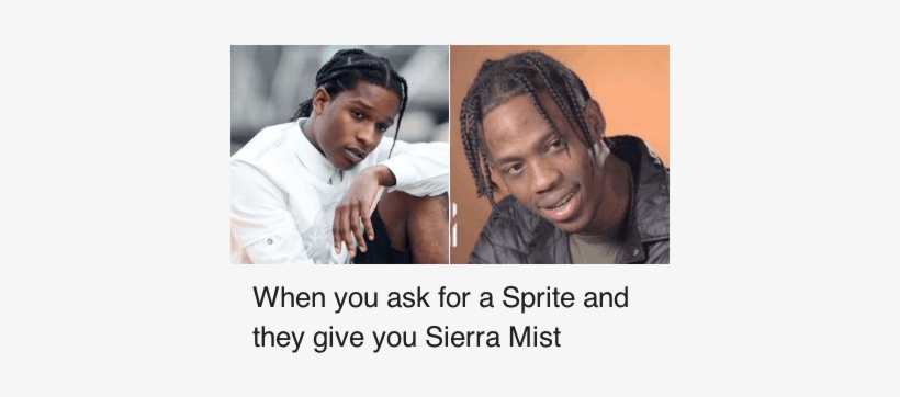 A$ap Rocky, Music, And Rap - Asap Rocky Travis Scott Look Alike, transparent png download