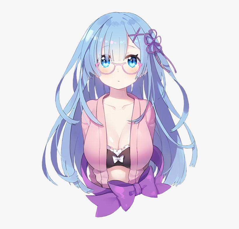 Resultado De Imagem Para Rem Render - Long Hair Rem Render, transparent png download