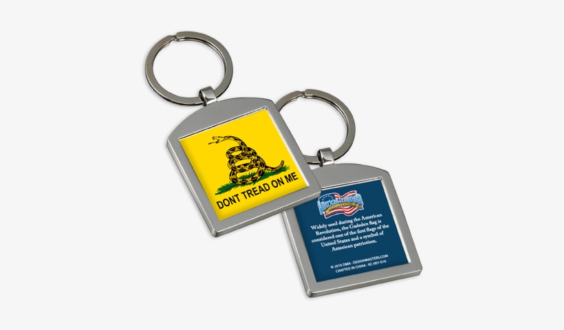 Don't Tread On Me Metal Keychain - Don T Tread On Me, transparent png download