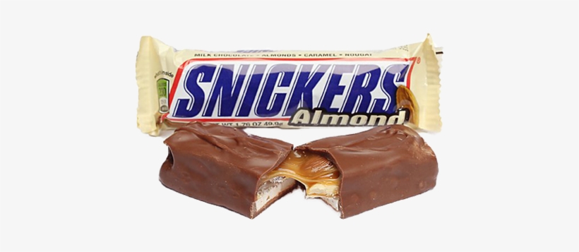 Snickers Almond - Snickers Almond Chocolate Bar, transparent png download