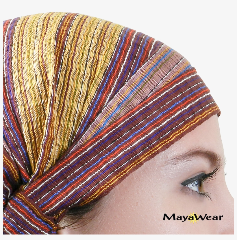 Bandana "harmony" Adult Brown Headband Cotton - Headpiece, transparent png download