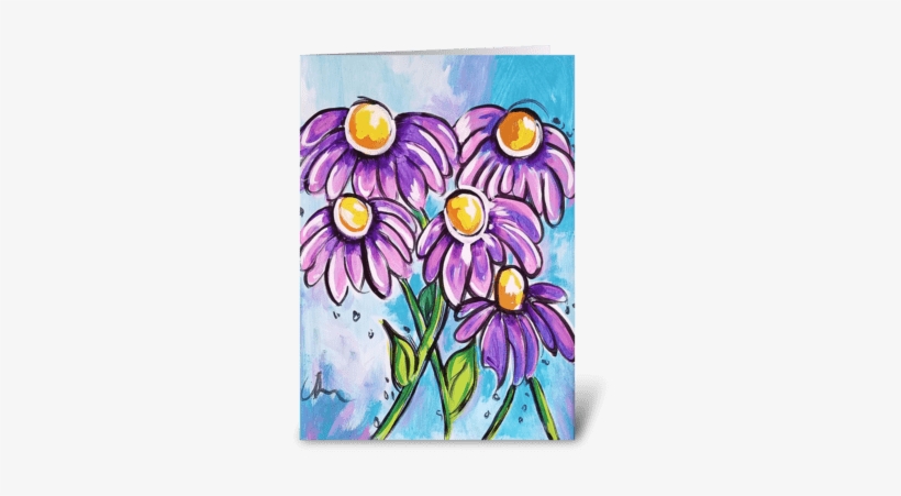 Feel Better Greeting Card - Zinnia, transparent png download