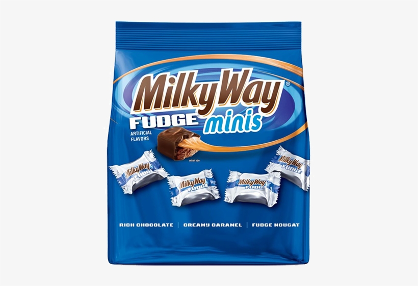 Milky Way Fudge Minis - Milky Way Fudge Bar, transparent png download