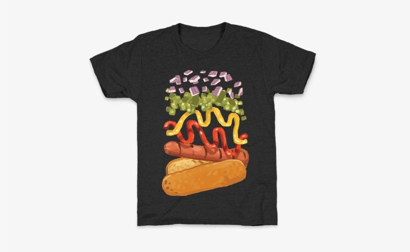 Anatomy Of A Hot Dog Kids T-shirt - Prince Of Bel Air Shirt, transparent png download