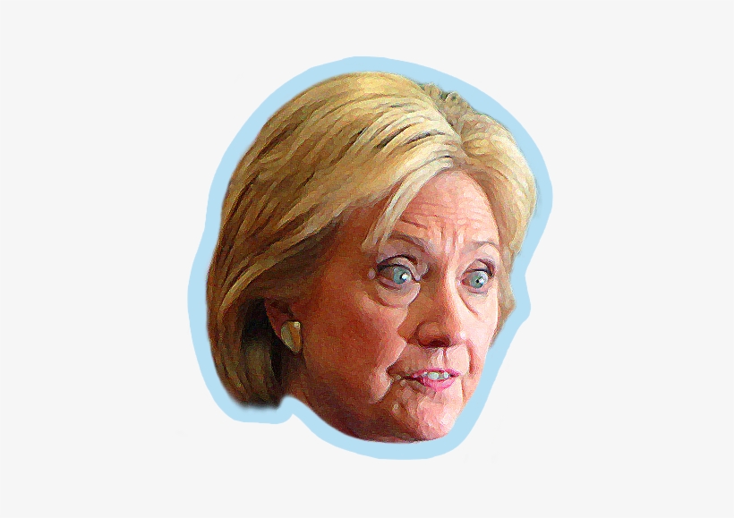 Hillary Clinton Emoji Messages Sticker-6 - Hillary Clinton Png Transparent Head Animated Gif, transparent png download