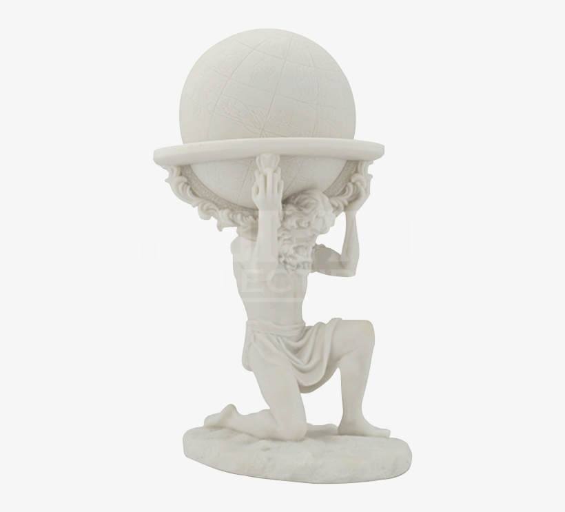 White Atlas Carrying The World Statue - Veronese White Atlas Carrying The World Statue, transparent png download