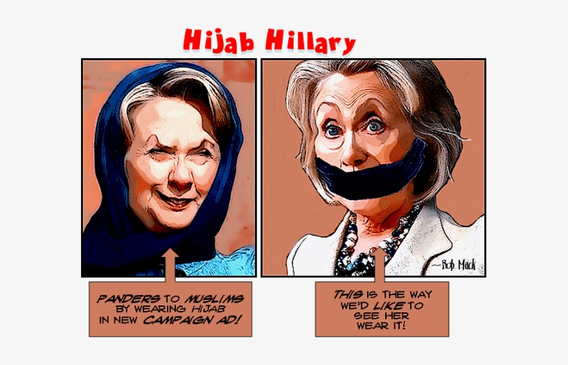 “an Objective Observer Would Have To Conclude That - Hillary In Hijab, transparent png download