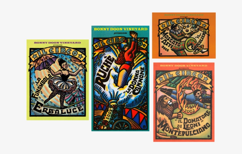 Il Circo Wine Labels - Motif, transparent png download
