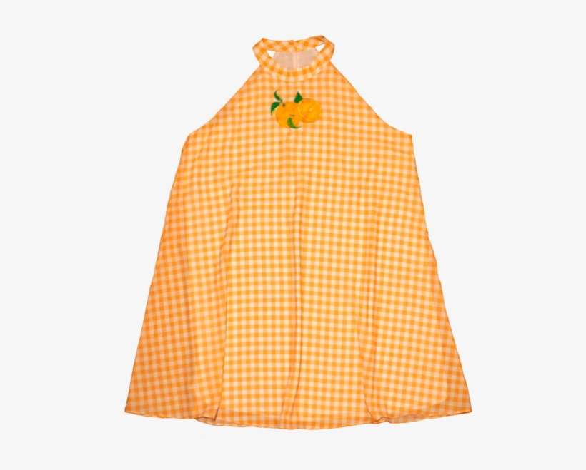 Orange Juice Halter Dress - Tennis Skirt, transparent png download