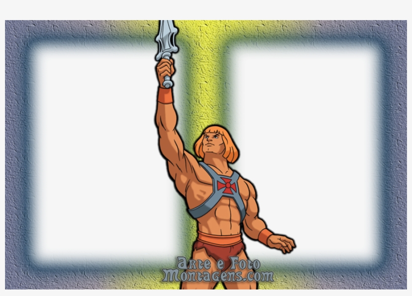 Montagem Para Fotos - He-man: Have A Mighty Birthday Greetings Card, transparent png download
