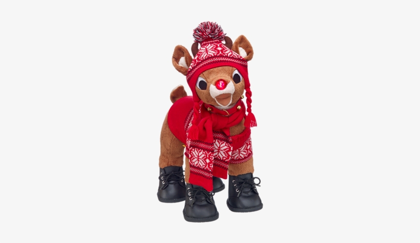 Nose So Bright Rudolph The Red Nosed Reindeer® - Rudolph The Red Nosed Reindeer Build A Bear, transparent png download