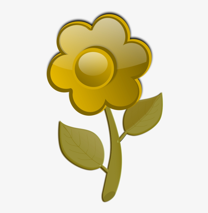 Free Clipart - Cartoon Pink Flower, transparent png download