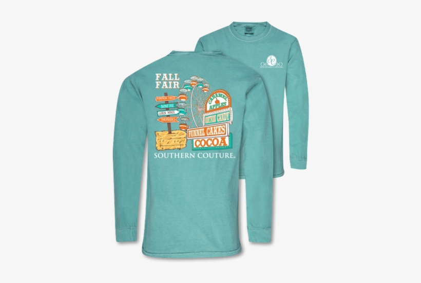 Southern Couture Preppy Fall Fair Comfort Colors Long - Southern Couture Fall Fair, transparent png download