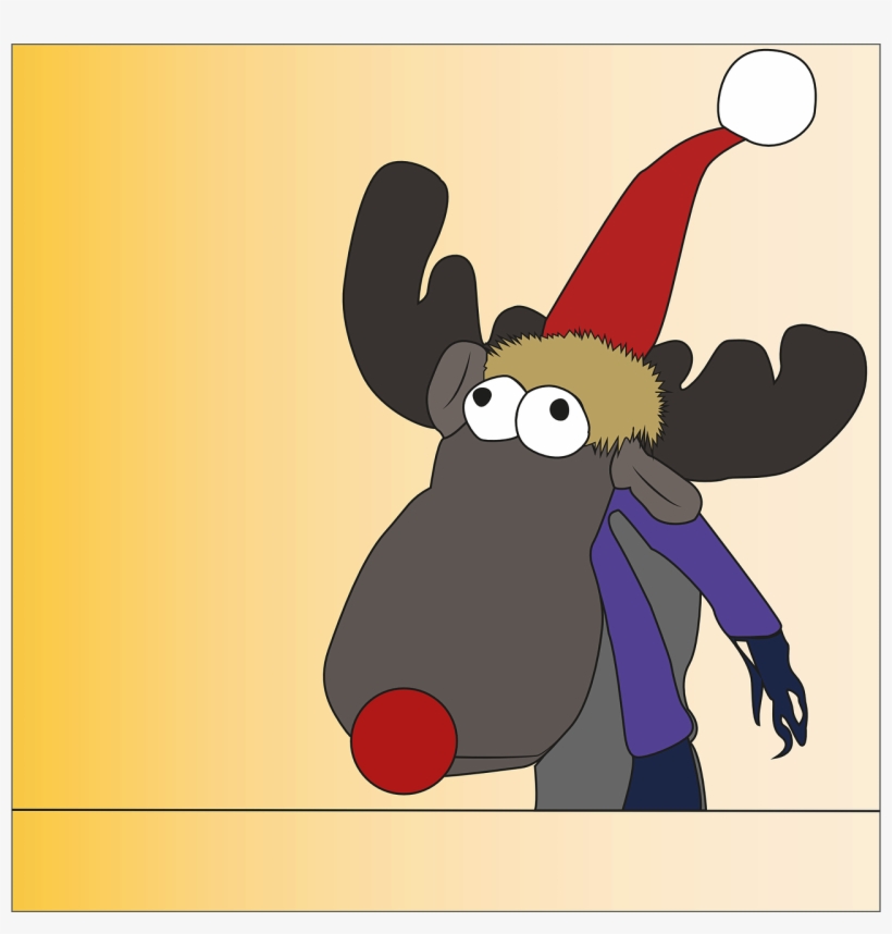 “rudolph The Red Nosed Reindeer” Was A Prime Example - Zazzle Frohe Weihnachten, Hässliche Elche, T-shirt, transparent png download
