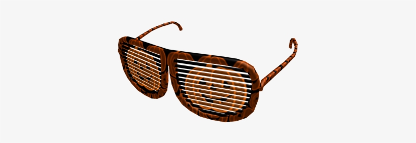 Pumpkin Shutter Shades - Plastic, transparent png download