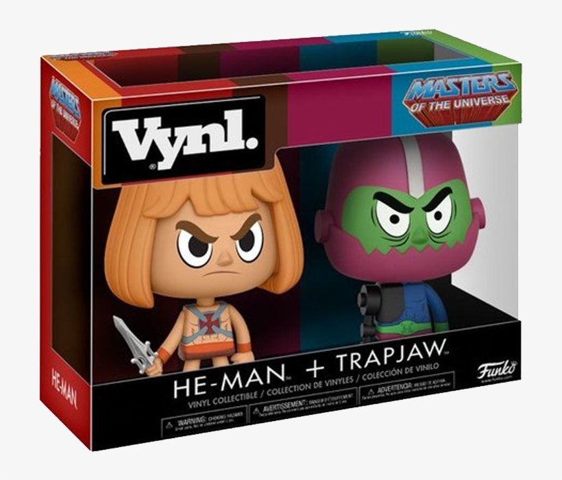 Funko Vynl Masters Of The Universe - He-man And Trapjaw Vynl., transparent png download