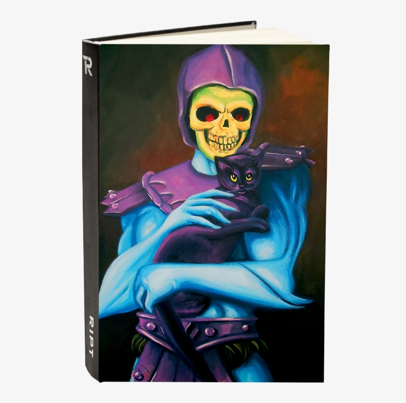 30520 Books Skeletor Holding Cat - Icanvas Skeletor Holding A Cat Gallery Wrapped Canvas, transparent png download