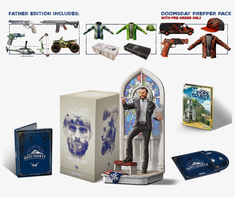 And Additional Consumables - Far Cry 5 Fathers Edition, transparent png download