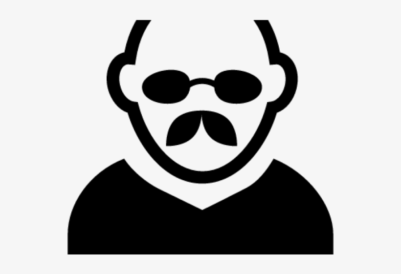 Mustache Vector Png - Man With Moustache Logo, transparent png download