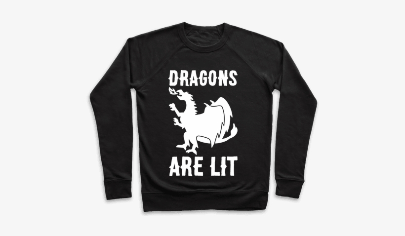 Dragons Are Lit Pullover - I M Not A Ghoul I Just Like Coffee, transparent png download