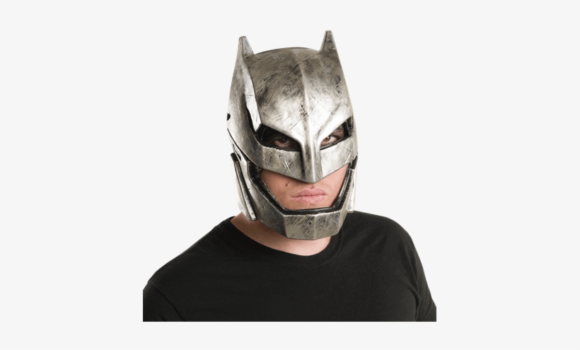 Adult Armoured Batman Half Mask - Batman V Superman Dawn Of Justice Injection Molded, transparent png download
