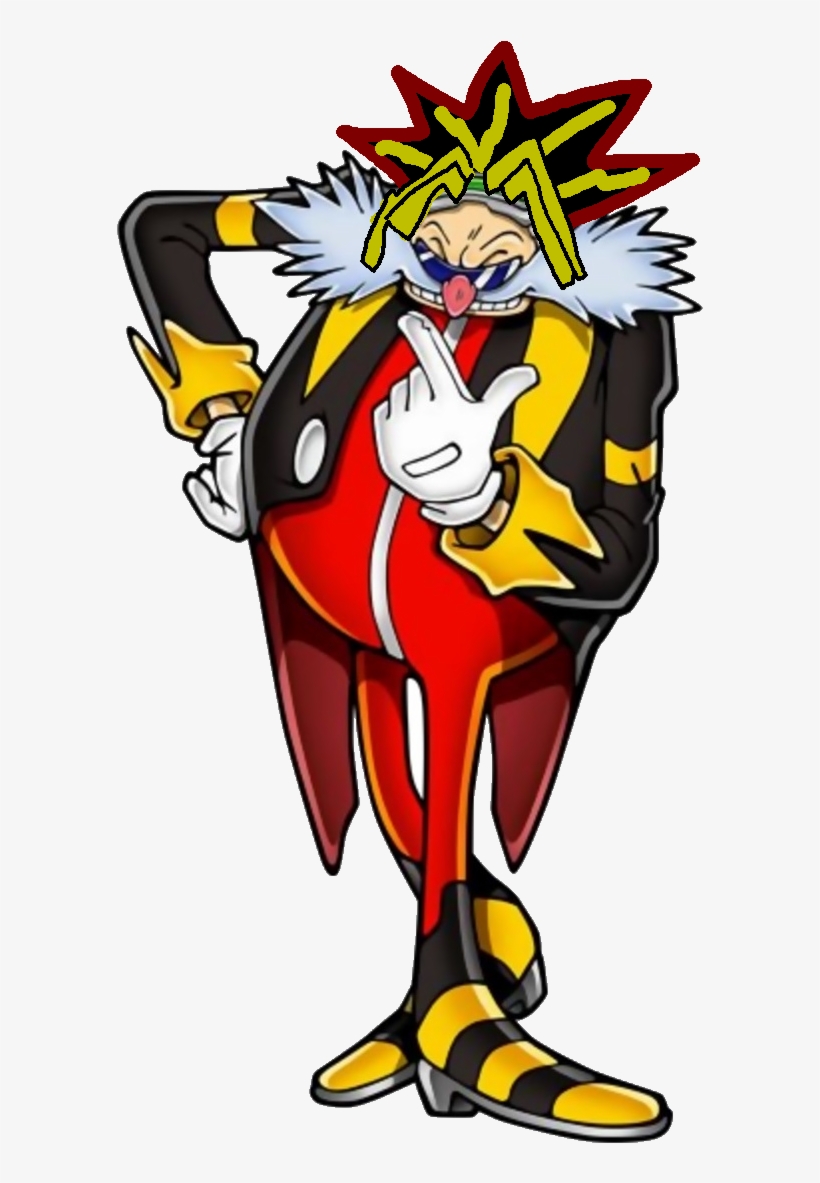 Eggman Nega As Yami Yugi For Some Reason - Eggman And Eggman Nega, transparent png download