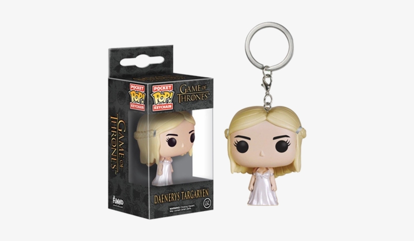 Game Of Throne - Game Of Thrones - Daenerys Pocket Pop! Keychain, transparent png download