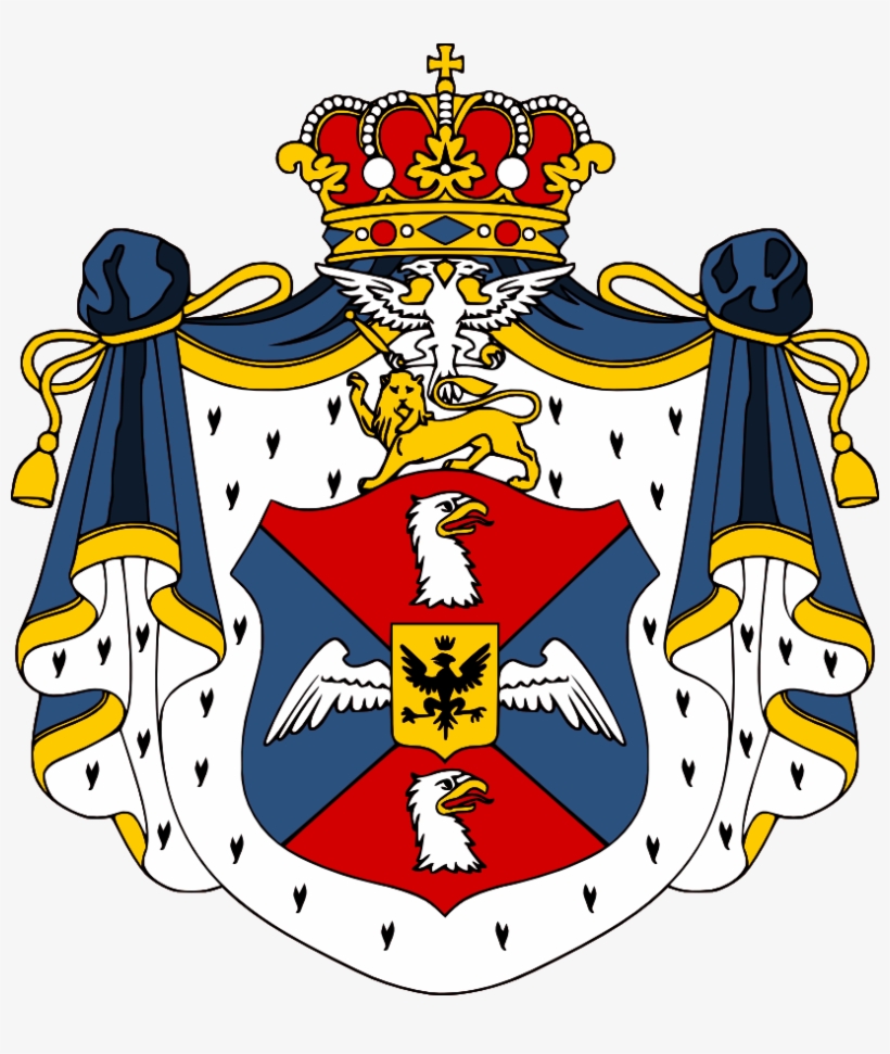 Coat Of Arms Of Prince Daniel I Of Montenegro - Code Of Arms Daniel, transparent png download