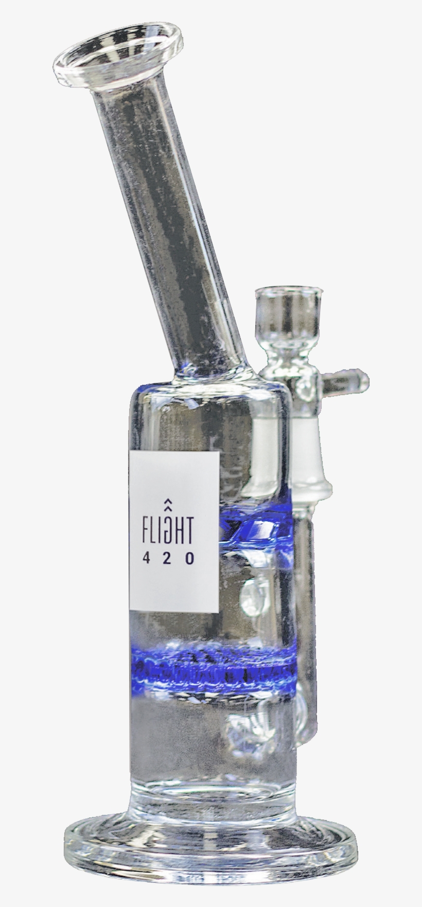 Flight 420 Water Pipe Th-10 "horizon" - Glass Bottle, transparent png download